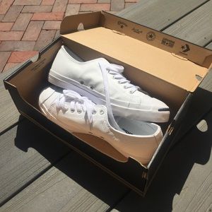 Jack Purcell designer white converse